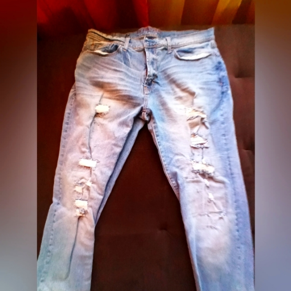 Light blue men jeans